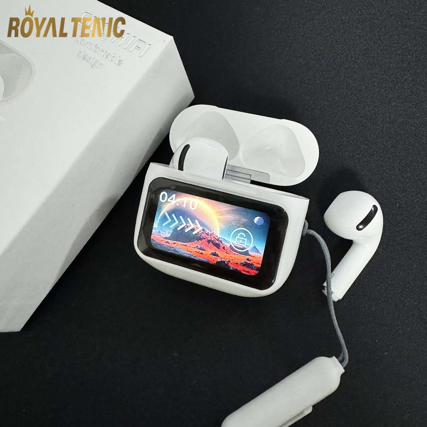 A9pro A11 PRO Touch Screen TWS ANC ENC 2024 Earphone BT Call in-ear Headphone Noise cancelling True Wireless Earbuds A11 A9 Pro