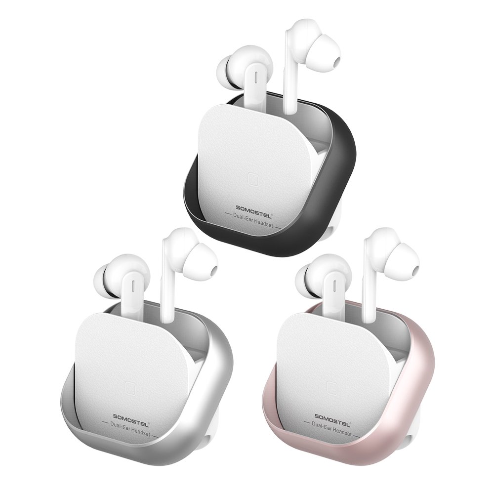 SOMOSTEL Wireless Earbuds SMS-i350sc Noise Cancelling TWS Earphones & Headphones Pair Earbuds Audifonos Auriculares Para Parejas