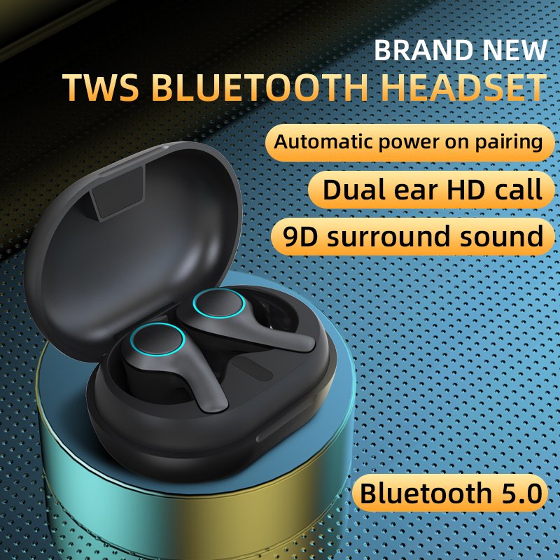 2022 New Product TWS Earphones PT05 Touch Control Mini Wireless Earbuds Waterproof Audifonos Inalambricos with Hifi Strong Bass