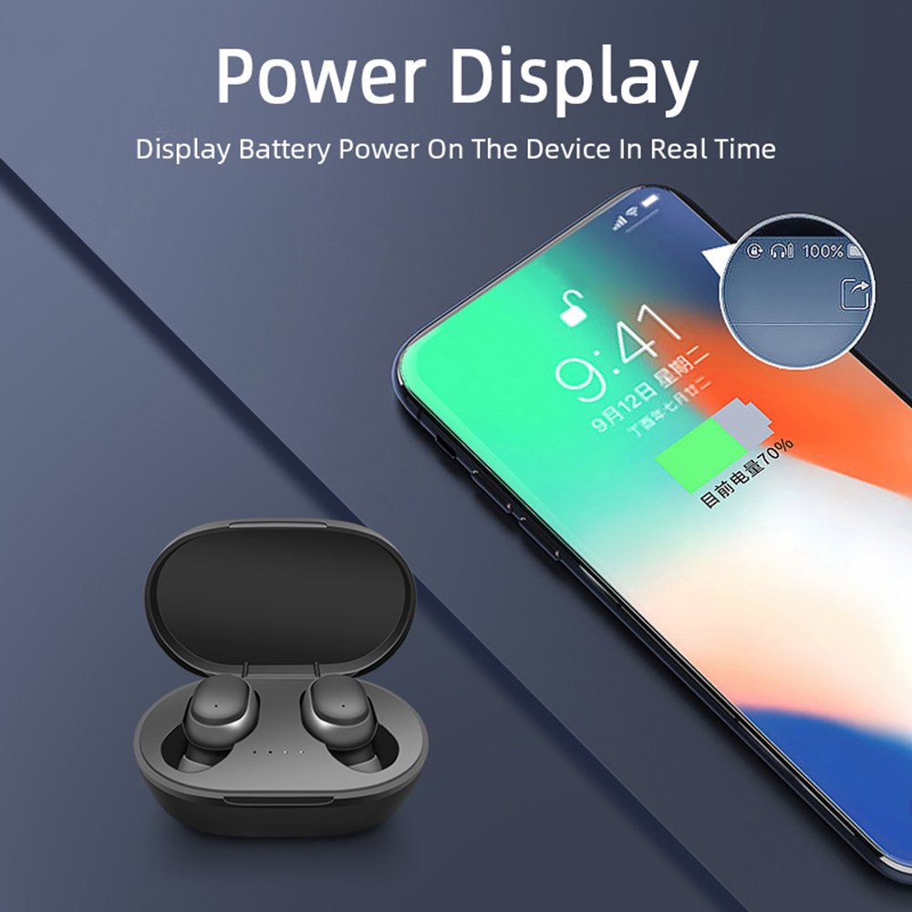 Headset Airdots Noise Cancelling In Ear Earphone Used Mobile Phone Wireless Earbuds TWS Wireless Earphone A6S Mipods for Xiao Mi