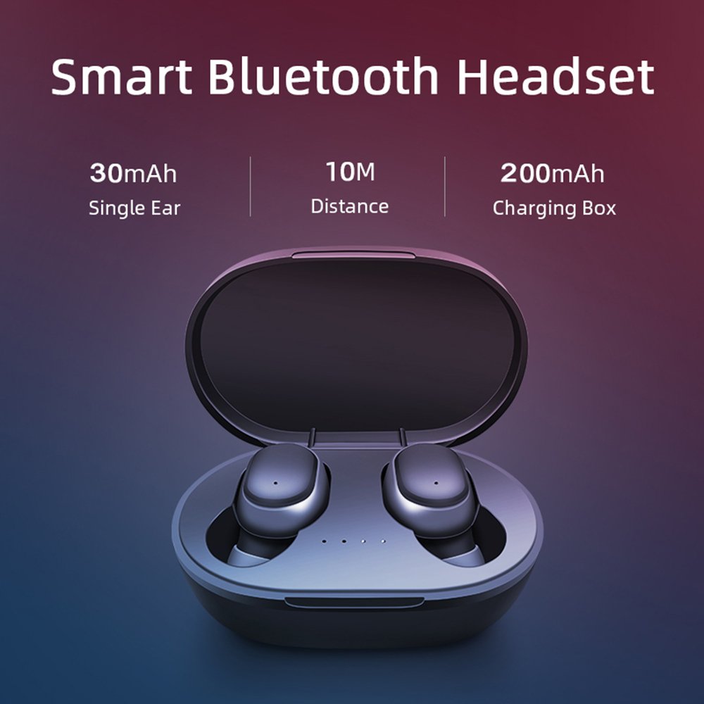 Headset Airdots Noise Cancelling In Ear Earphone Used Mobile Phone Wireless Earbuds TWS Wireless Earphone A6S Mipods for Xiao Mi