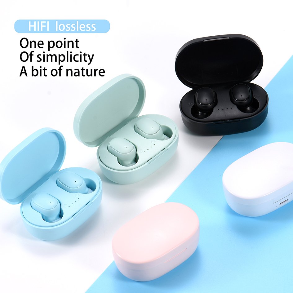 Headset Airdots Noise Cancelling In Ear Earphone Used Mobile Phone Wireless Earbuds TWS Wireless Earphone A6S Mipods for Xiao Mi