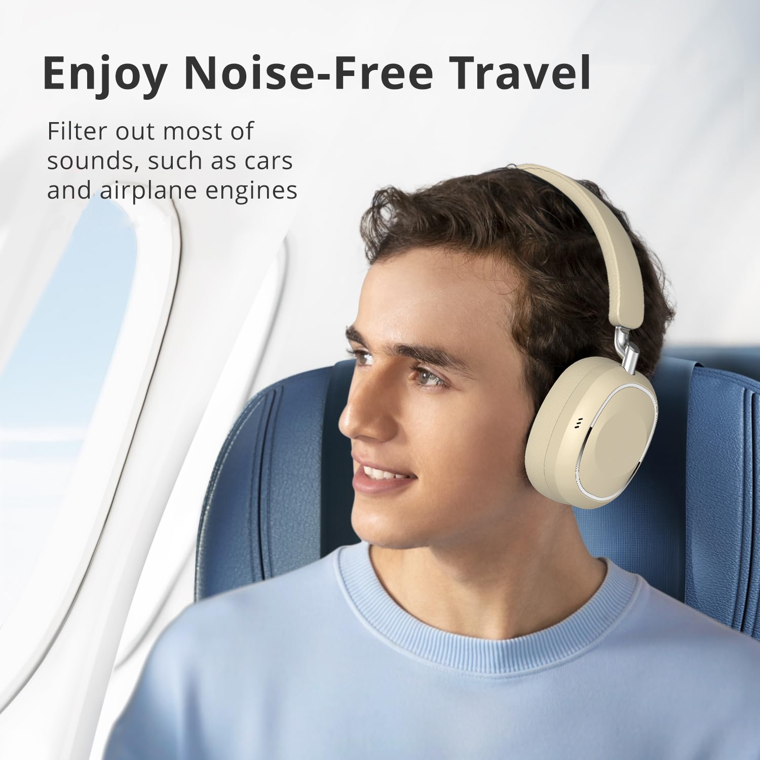 New Trend Custom Wireless Headset Active Noise Cancelling Over-ear Headphones Wholesale In China