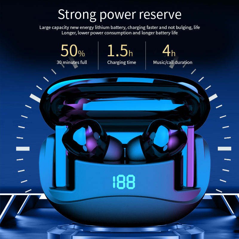 Hot Selling Mate 60 Pro TWS Earbuds BT 5.3 Travel ANC Headphones Gaming in Ear Noise Reduction Wireless Earphones Mate 60 SE