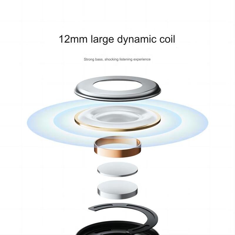TWS Active Noise Cancelling Earphone BT 5.3 Mic Wireless Gaming Headphone Waterproof Sport Headset