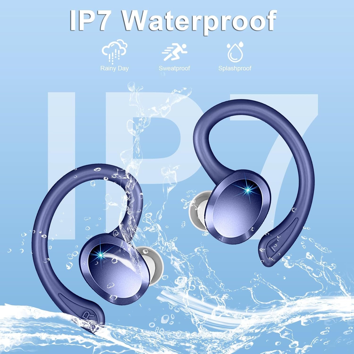 Q38 Noise Cancelling Amazn Hot Seller 2024 IPX7 BT5.3 True Wireless Earphones Earbuds In Ear Headphones