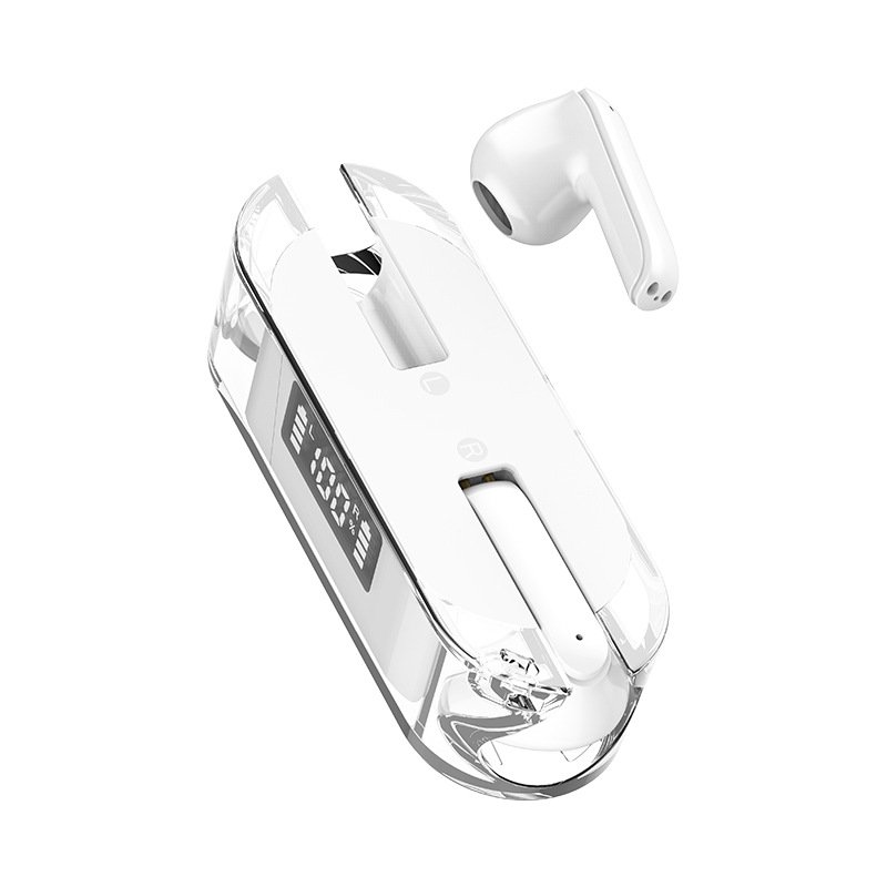 TM50 Transparent Shell Gaming BT Headphones Long Life Noise Reduction New TWS Esports Low Latency Wireless Earphones