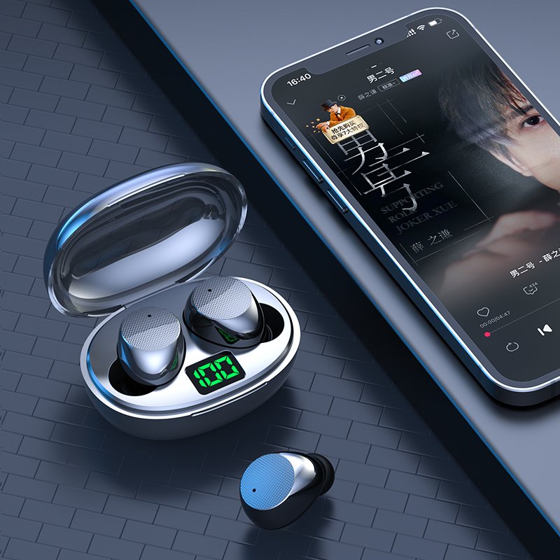 HONGYUAN Noise Cancelling TWS Earphones and Headphones - Hot Sale (K20) - USA Warehouse