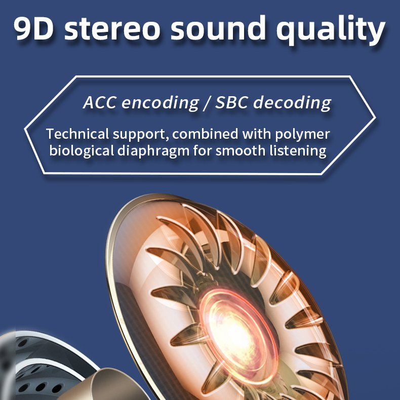 N35 TWS Gaming Headset Wireless Earphone 9D Stereo Surround Sound Headphone Microphone Earbuds Music LED Display Zero Latency