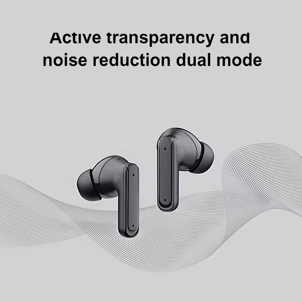 best selling Touch Screen Wireless Headphones Noise Cancelling ENC ANC Sport Earbuds TWS Smart LCD Touch Screen Earphone