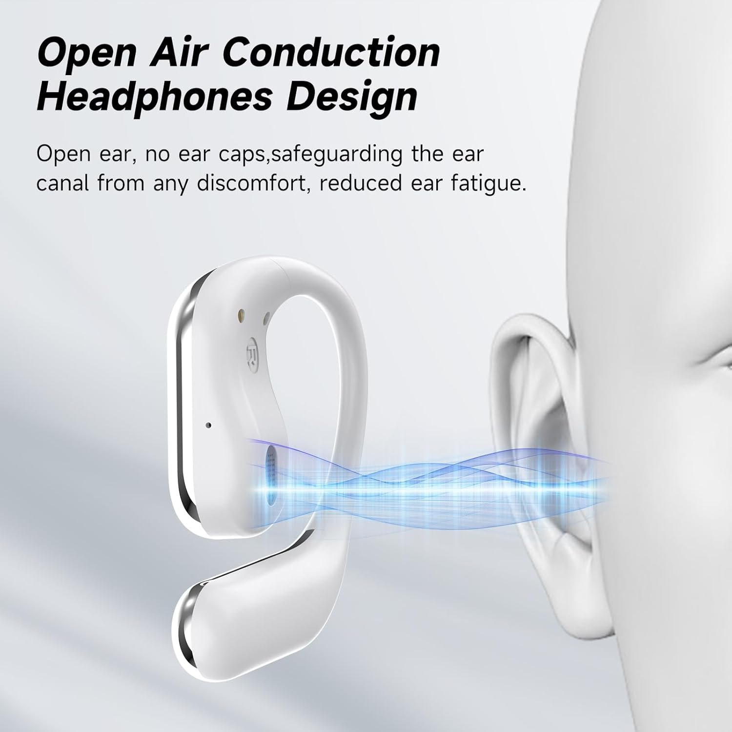 Open 5.4 earphones wireless earplugs sports earphones LED display charging case waterproof design