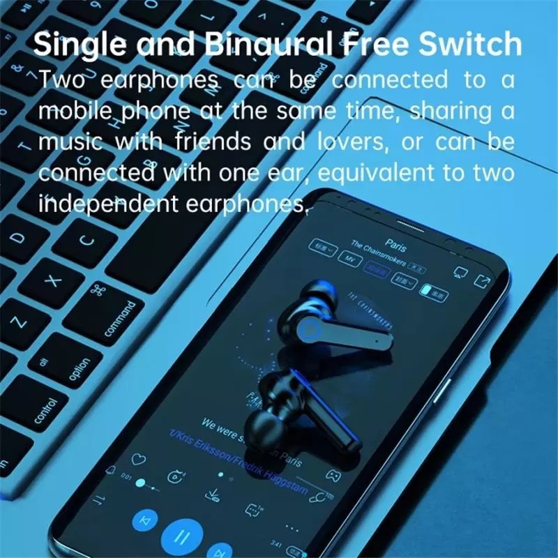 Best-selling 5.1M19TWS smart Touch Wireless Bluetooth waterproof noise-cancelling stereo headset Gaming headset