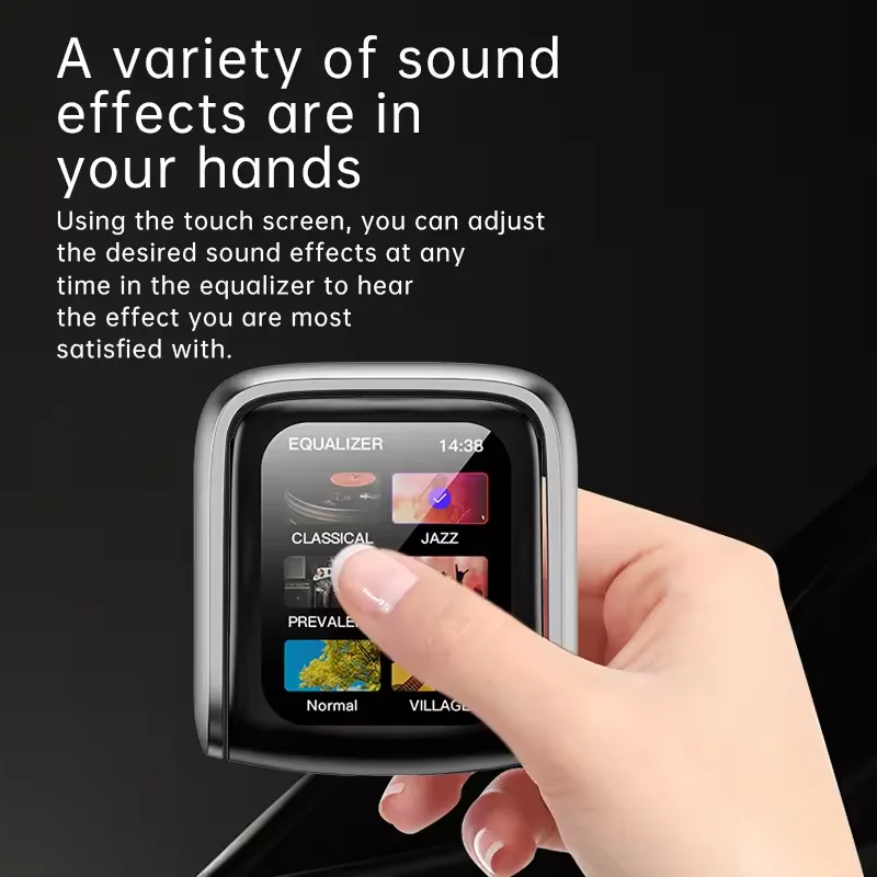 T71 TWS ENC Noise Reduction 2024 Earphones Sports Headphone Noise cancelling True Wireless Earbuds with touch screen