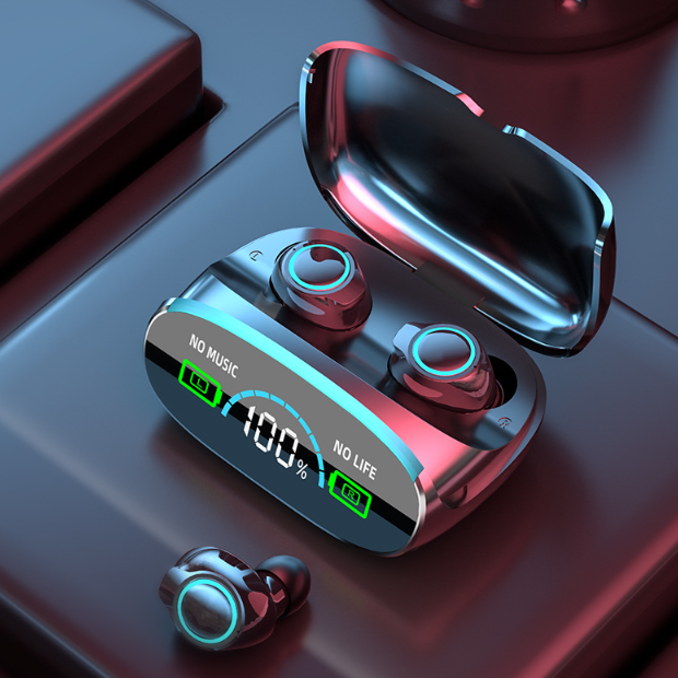 High Quality TWS Noise Cancelling True Wireless Led Digital Display M38 New Product 2023 Waterproof Audifonos TWS Earphones