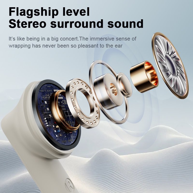 T13 TWS Earbuds 2024 New Noise Cancelling Earphones Earbuds With Waterproof IPX-5 Gaming Headphones Gamer Earphones