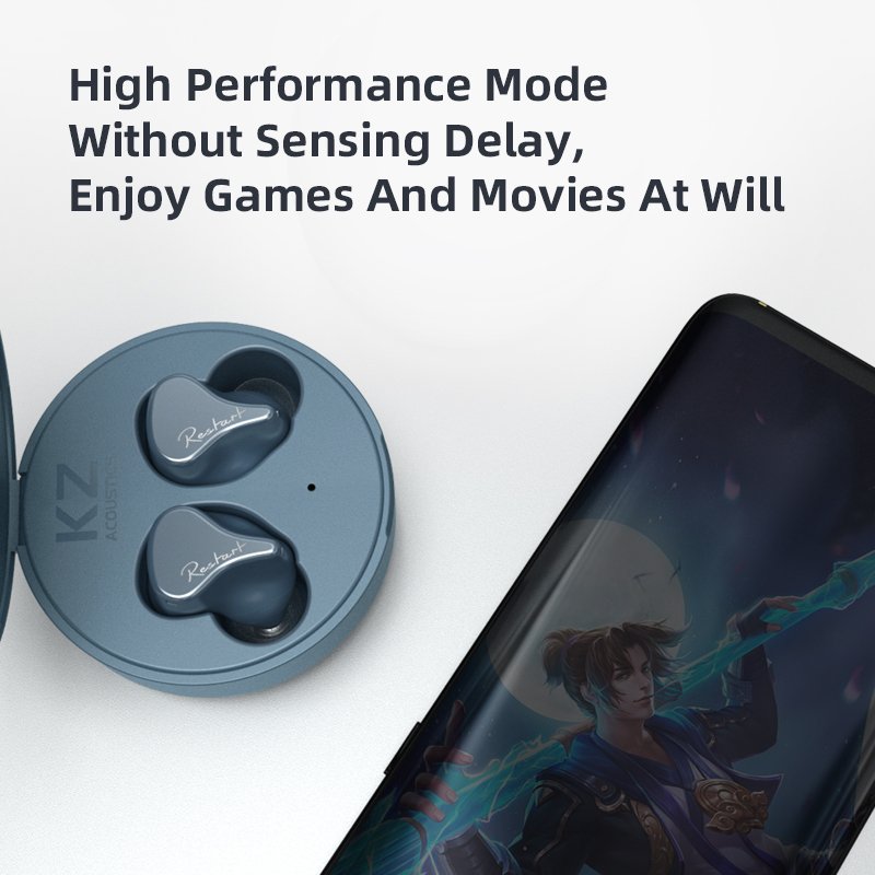 KZ SKS In Ear BT 5.2 Hifi Bass Hybrid True Wireless Headset Touch Control Noise Cancelling Headphones TWS Earphones