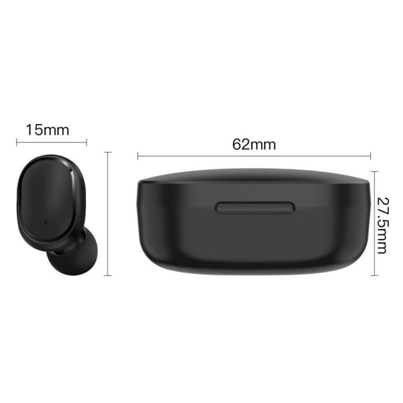 Wireless Bluetooth Earphones E6S TWS Stereo Sound Headphones Sport Noise Cancelling Mini Earbuds for Xiaomi Samsung Smart Phones