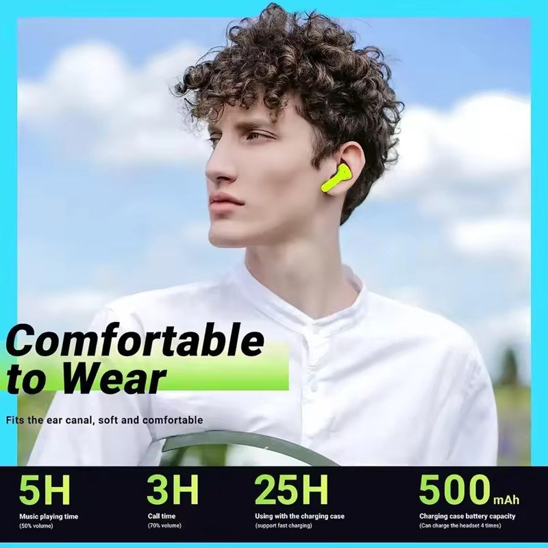 air31 Earphone Waterproof Earbuds 5.1 Earphones LED Touch Control True Wireless Noise Cancelling Earphone With Microphone