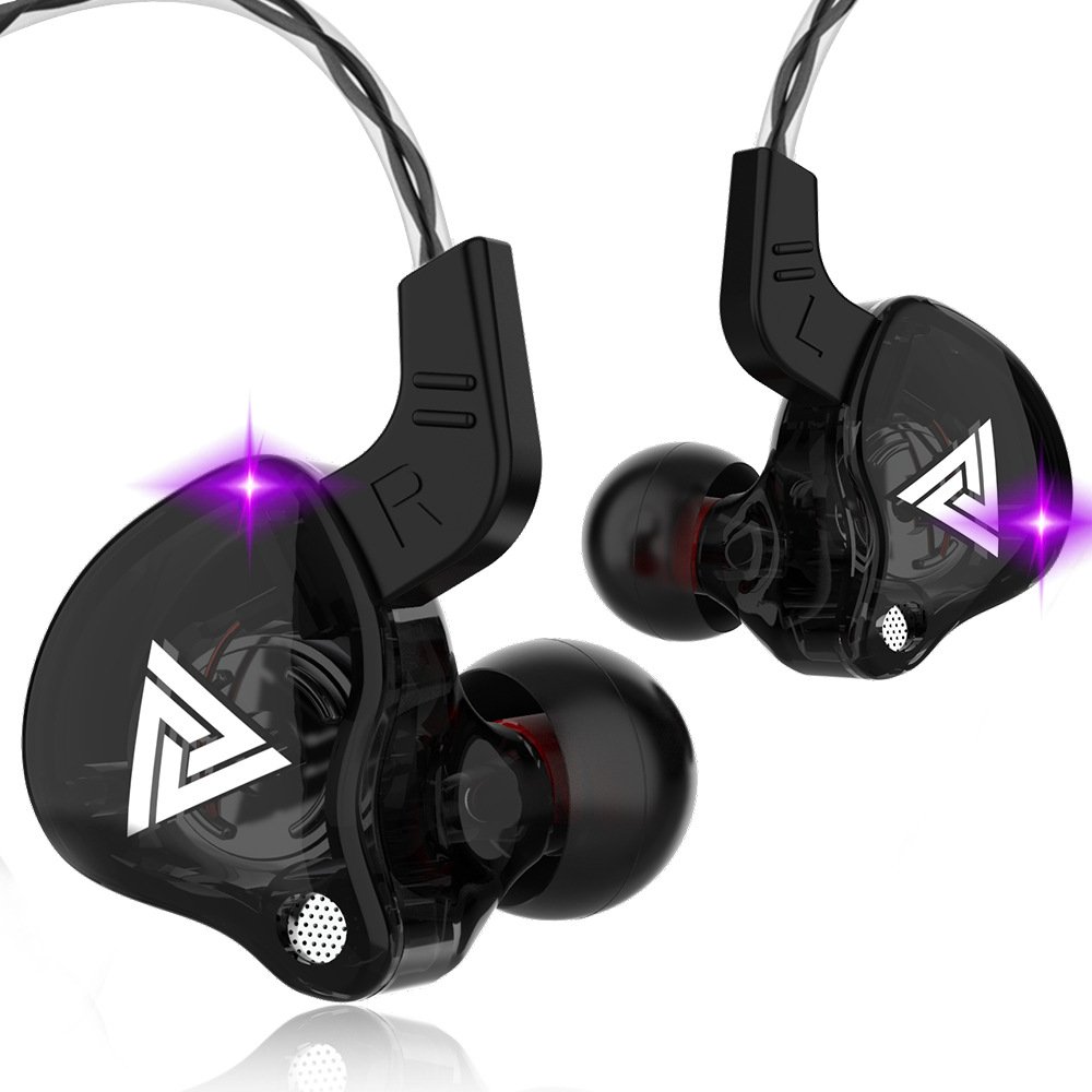 Hot selling AK6 EDX Pro 1DD Dynamic Earphones HIFI Bass Earbuds In Ear Monitor Sport Noise Cancelling Headset