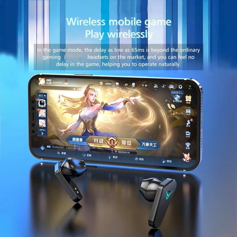 Factory Wholesale TWS X15 Earphone Stylish Customize Logo BT 5.1 Earphones Wireless In-ear Gaming Earbuds Headset Bluetooth ABS