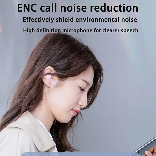 Air 31 Wireless Earbuds ENC Noise Canceling Display Earphones With Microphone Charging Case Waterproof Gaming In-ear Earbuds