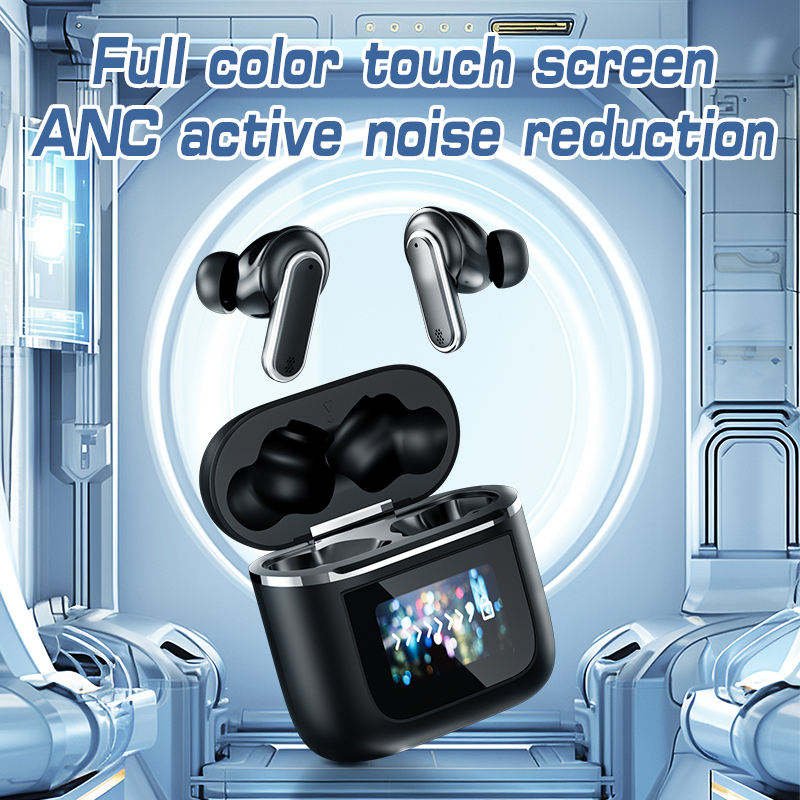 New Design YX27 Earphpnes Endurance 6 Hours With Full Colorful Touch Screen For Enjoy Music Wireless Earphones