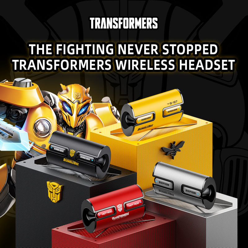 Transformers TF-T02 Listen Music Wireless Earphone Noise Cancelling Earbuds Earphone TWS Earphone