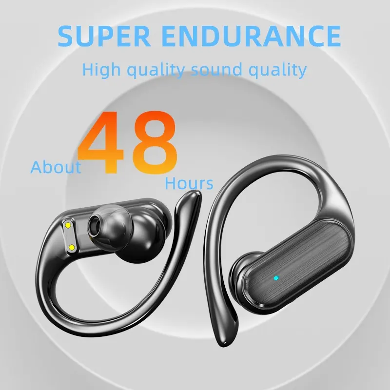 TWS A520 BT 5.3 In-Ear Wireless Earbuds Noise Cancelling Waterproof Sports Fitness Earphones with Voice Control for Gaming