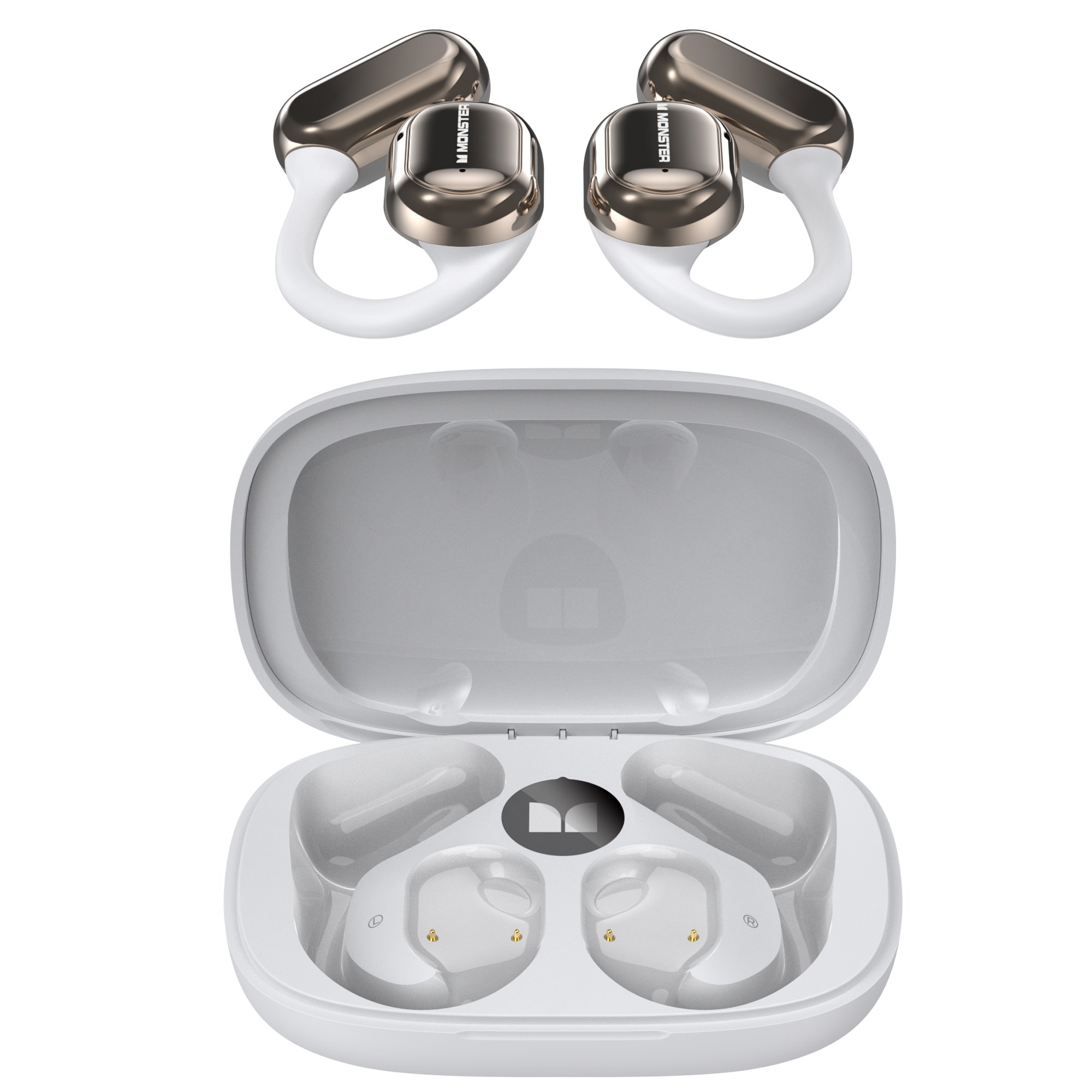 Monster AC100 MH22156 Bone Conduction Bluetooth Wireless Sports Headphones Stereo Bone Conduction Earphones Waterproof