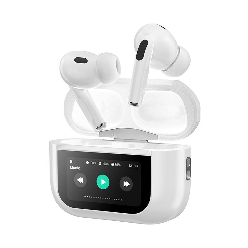 Earbud In-Ear Headphones A9 Pro Tws Touch Screen Noise Cancelling A9 A10 Pro LED Display ANC HiFi Wireless Earphones