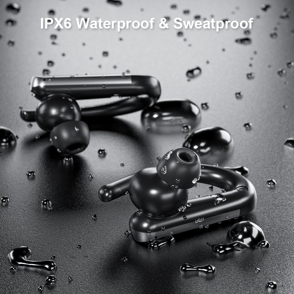 Custom X13 Waterproof Mini Bass Stereo Earphone Smart Ear Buds Earhooks Sport In-Ear Earphones New TWS Wireless Headphones