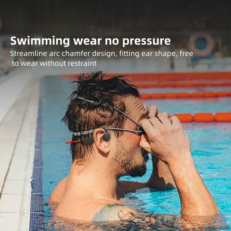 Profession Swimming ipx8 Waterproof TWS Earphones Headphones Wireless Sports Earphones Headphones Bone Conduction Earphones