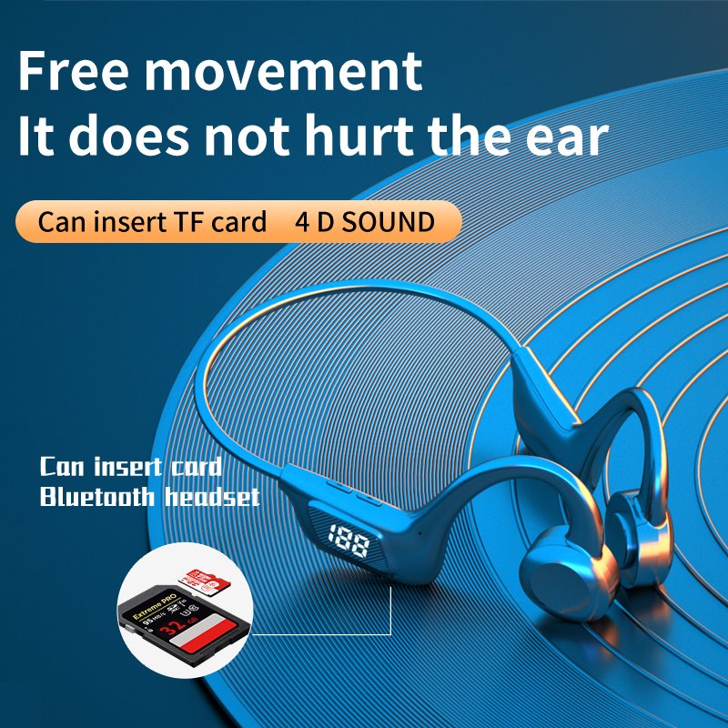 2025 new VG06 bone conduction headphones waterproof ear wireless sports intelligent compatible headphones