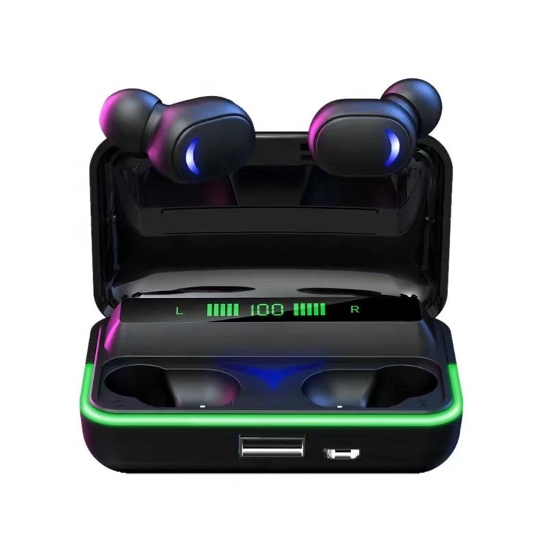 E10 Tws Earphones Wireless Headset active Wireless Earphones Hands-Free Calls Digital Display With Charging Box For Smart Phones