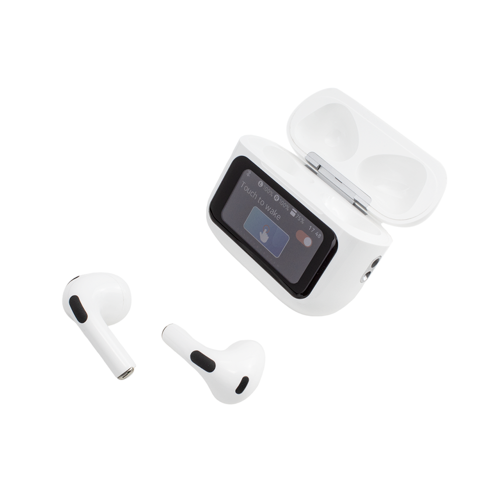 2024 NEW TWS A10 Pro Earphone Wireless Headphone ANC Noise Cancelling Earbuds In Ear Touch Screen With HD Mic Call Headset