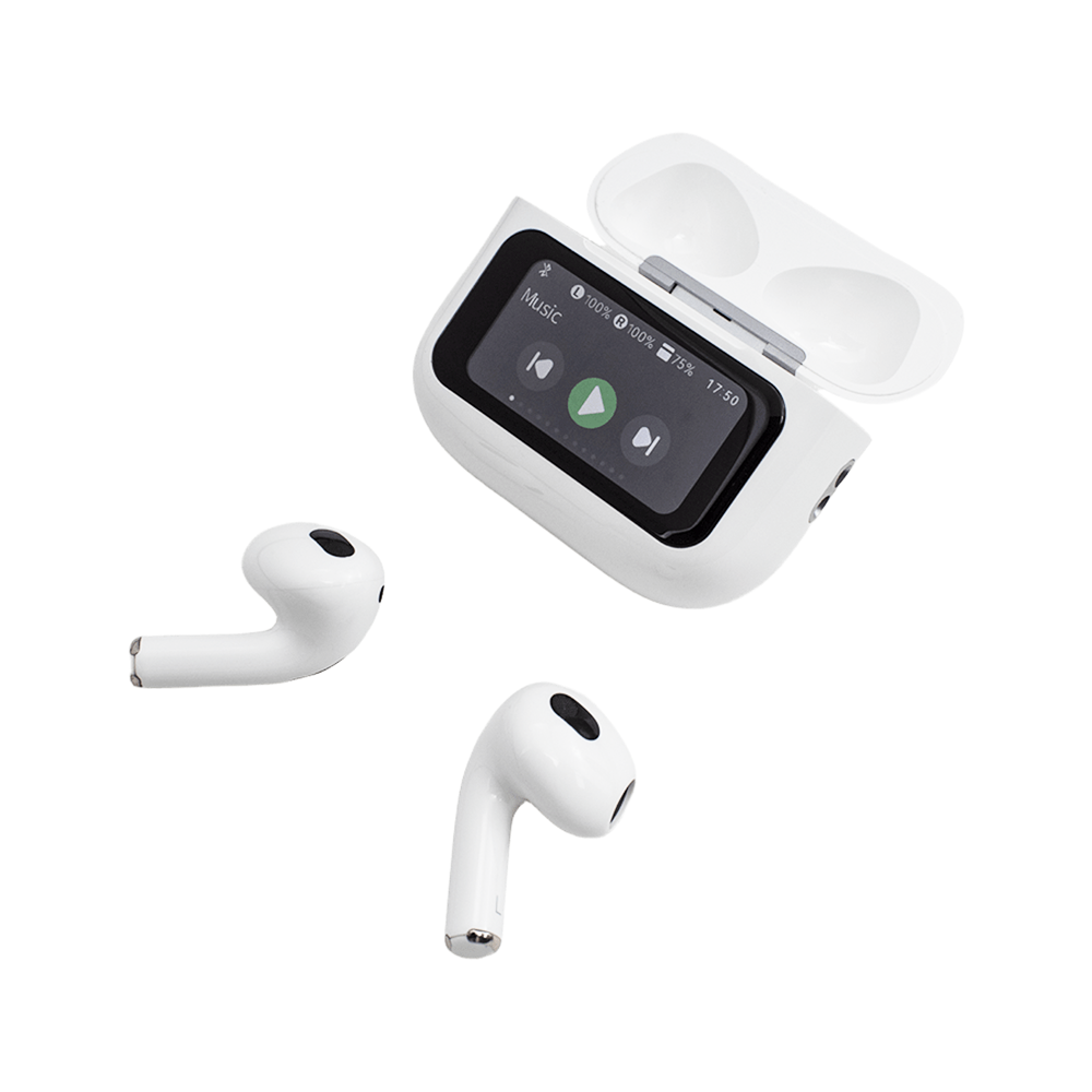 2024 NEW TWS A10 Pro Earphone Wireless Headphone ANC Noise Cancelling Earbuds In Ear Touch Screen With HD Mic Call Headset