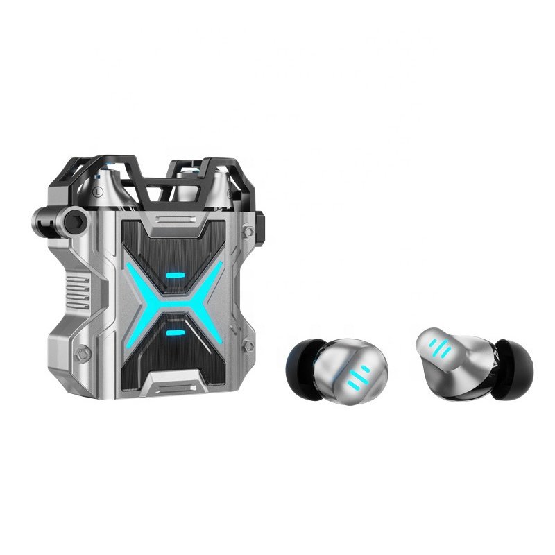 X15 TWS Gaming Earbuds Wireless Hifi Stereo BT 5.3 Earphone Noise Reduction Low Latency Breathing Light Mechanical texture