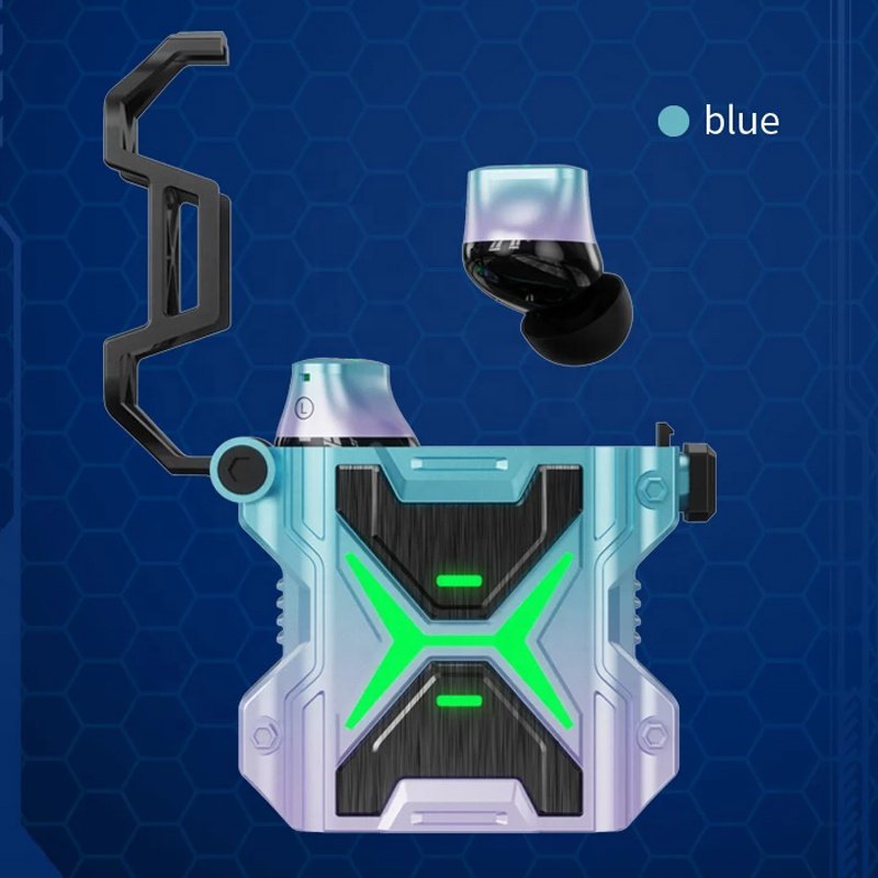 X15 TWS Gaming Earbuds Wireless Hifi Stereo BT 5.3 Earphone Noise Reduction Low Latency Breathing Light Mechanical texture