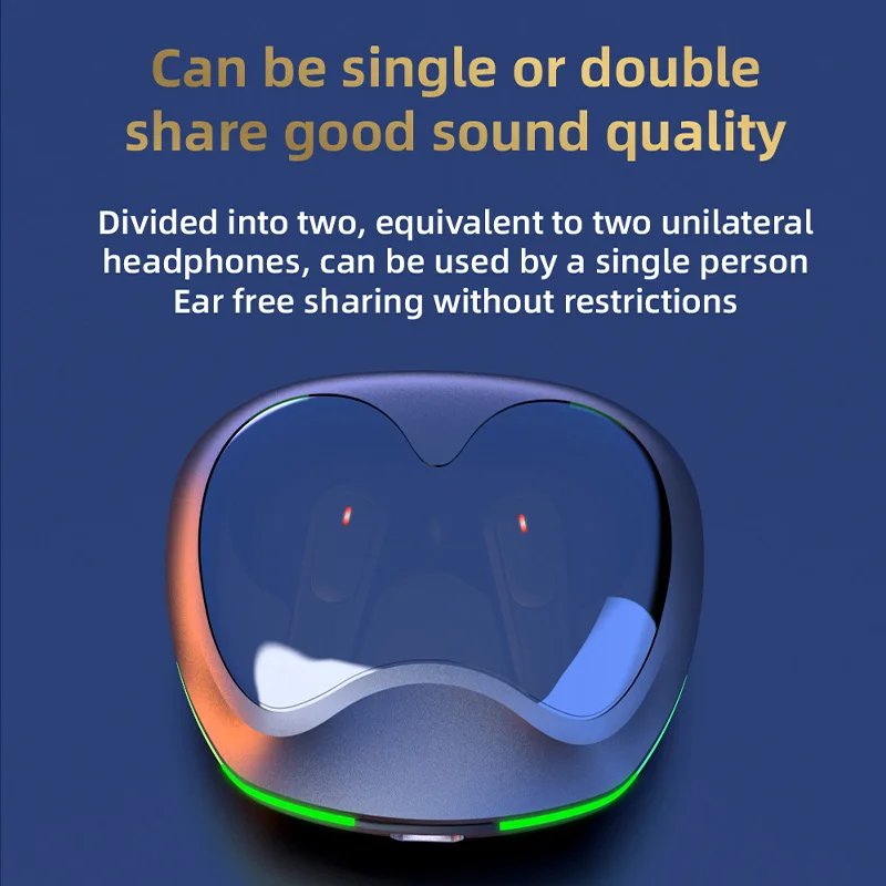 TWS Pro60 Wireless Bluetooth Headset with Mic Earbuds Noise Cancelling Stereo Bluetooth Earphones Air Pro 60 Wireless Headphones