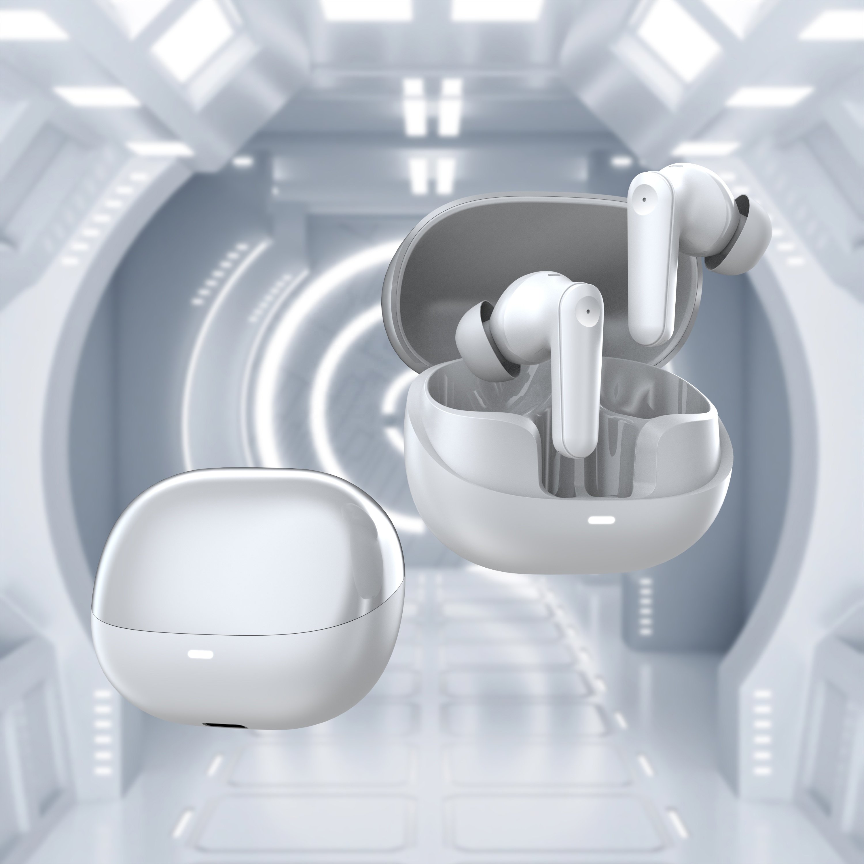 MK017 High quality BT V5.3 TWS earbud ANC speaker earphones