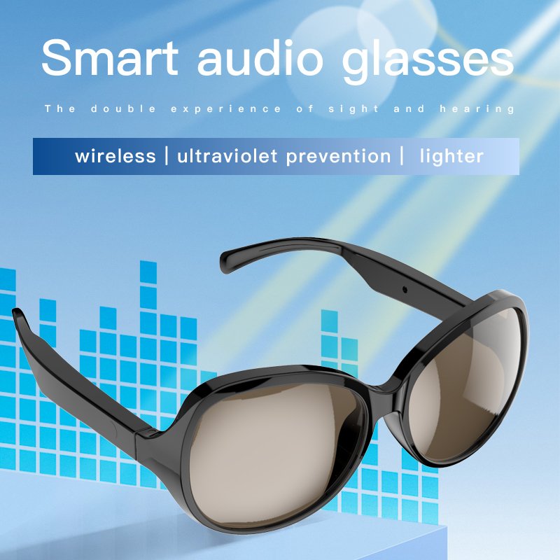 Trend 2024 New Electronics Fashion Luxury Travel Polarized Sunglass TWS Headset Wireless Earphones Smart Sunglasses Headphones
