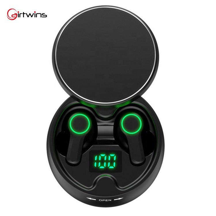 Sport TWS Earphone with Microphone BT 5.1 Earbuds Wireless Waterproof IPX5 Noise Cancelling Ear buds