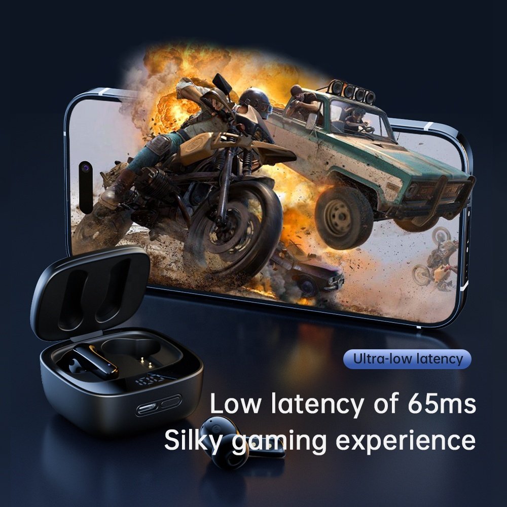 Wholesale Wireless TWS Earbuds Dual Mics Noise Cancelling Earphones Headphones Sports Wireless Bluetooth V5.3 Earphone
