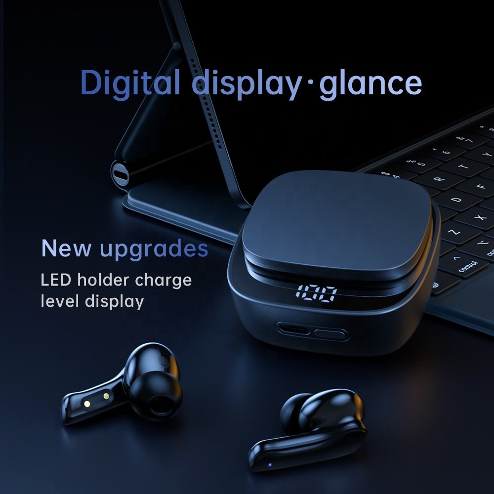 Wholesale Wireless TWS Earbuds Dual Mics Noise Cancelling Earphones Headphones Sports Wireless Bluetooth V5.3 Earphone