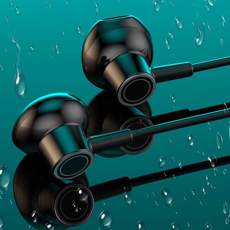 Hanging Neck Wireless With Digital Display Function, Large Capacity Semi In Ear Sports Bluetooth Earphones