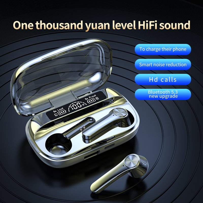BQ20 tws earphones true wireless stereo IPX7 waterproof high quality sound noise cancelling on-ear headphones for unisex