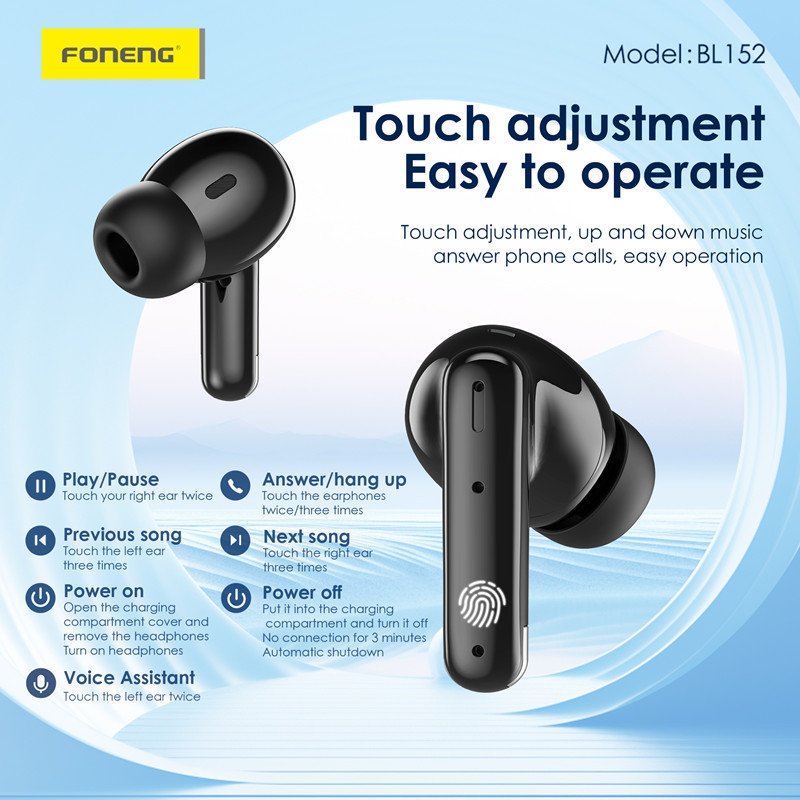 FONENG ANC+ENC Noise Canceling TWS Earphone BL152