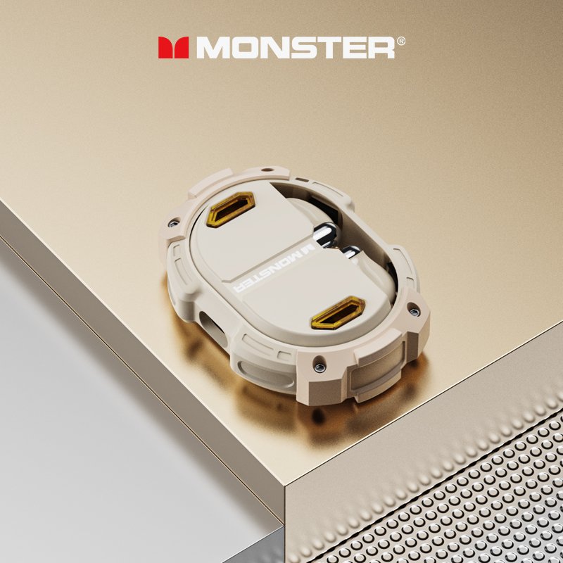 Monster XKT10 Pro TWS BT5.3 Earphone Gaming True Wireless Earbuds Headset with Mic Noise Cancelling in-ear Headphone