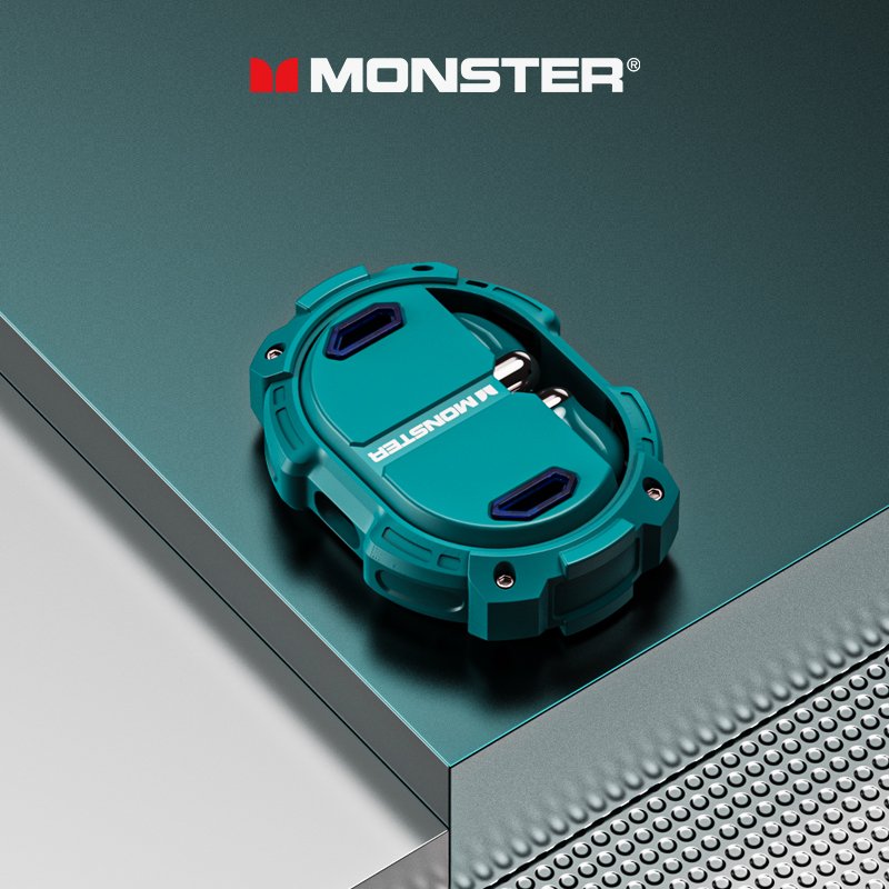 Monster XKT10 Pro TWS BT5.3 Earphone Gaming True Wireless Earbuds Headset with Mic Noise Cancelling in-ear Headphone