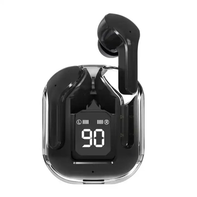 Air 31 TWS Earbuds with Charging Transparent Case Noise Cancelling Headphones BT5.3 Low latency Earphone for Android IOS